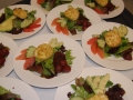 Salad plates, Wedding Reception